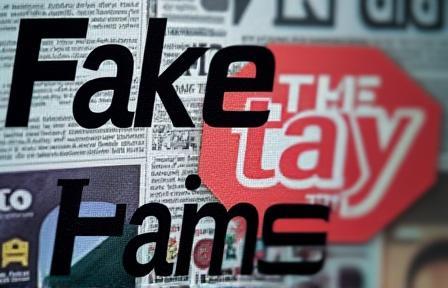 Overlay of 'Fake News' text on a newspaper background, symbolizing decoding misinformation.